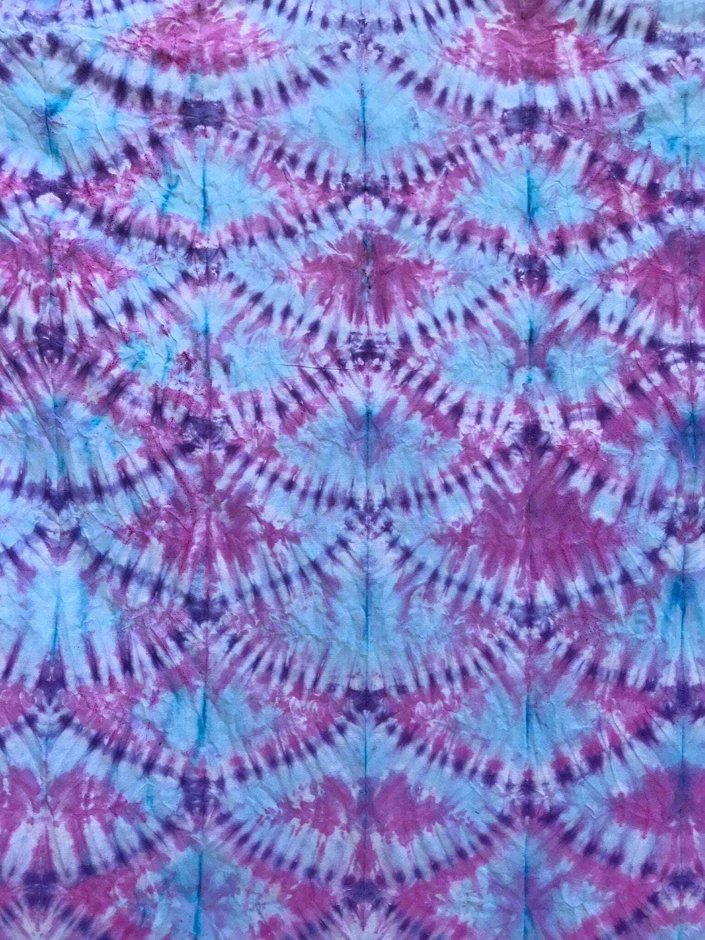 Mermaid Scales Tie Dye Tapestry