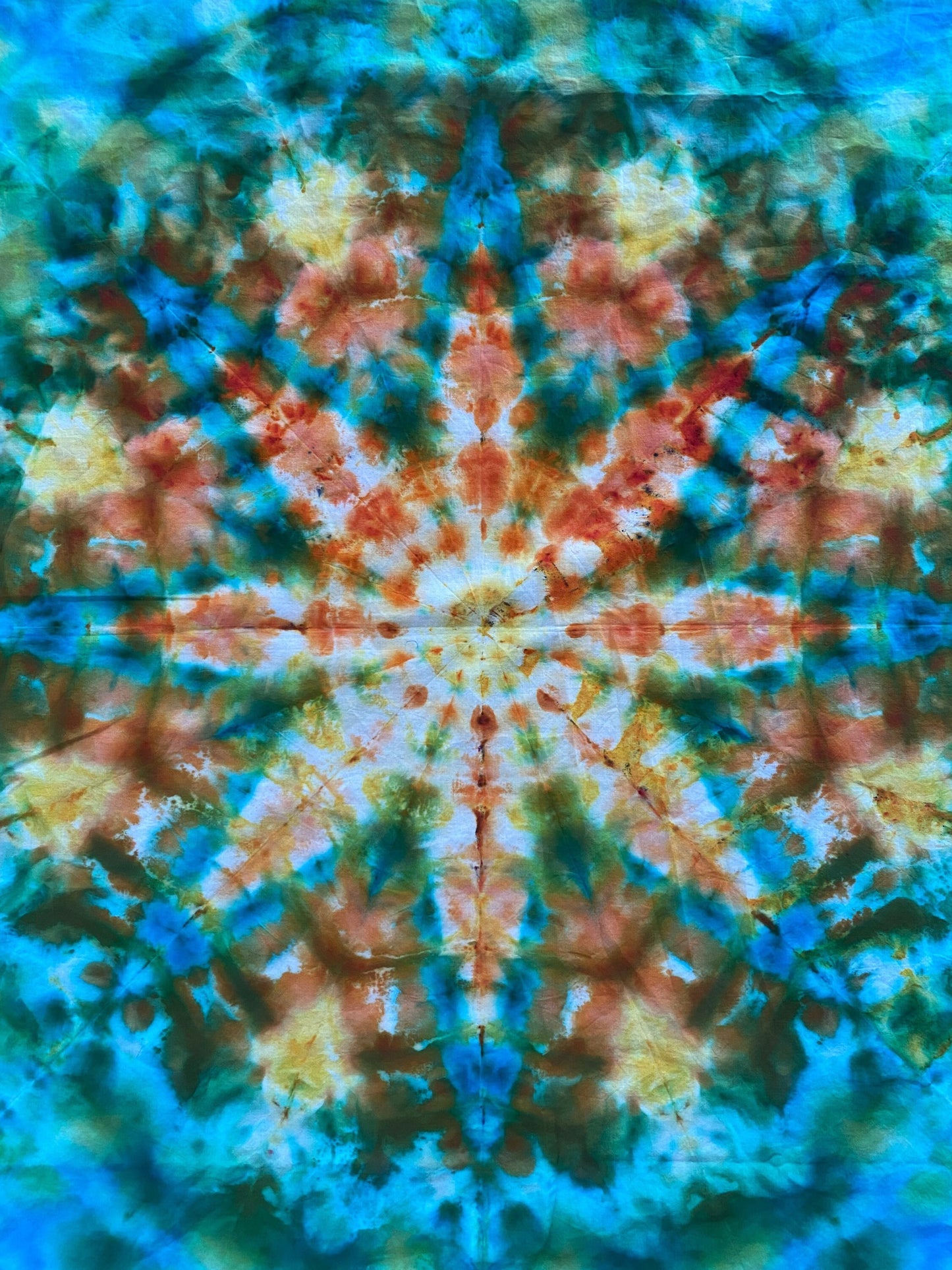 Mandala Sun Flower Tapestry