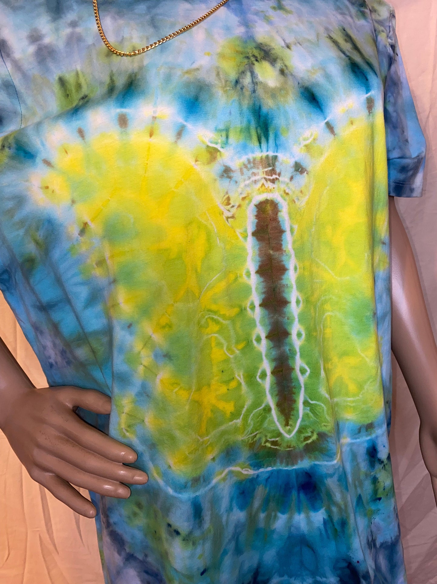 Butterfly Tie Dye T-shirt Dress Size Medium