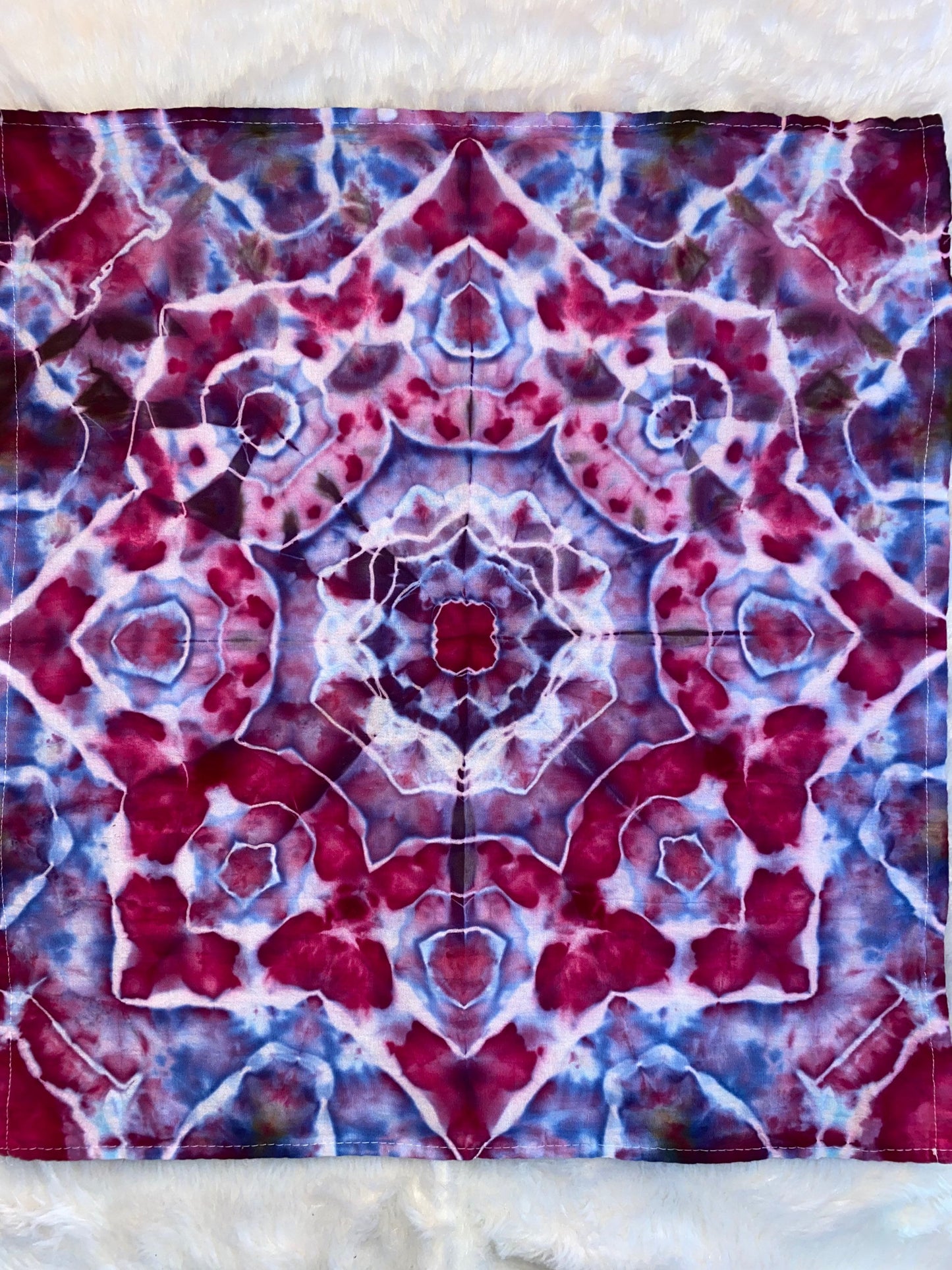 Pink Agate Mandala Tapestry