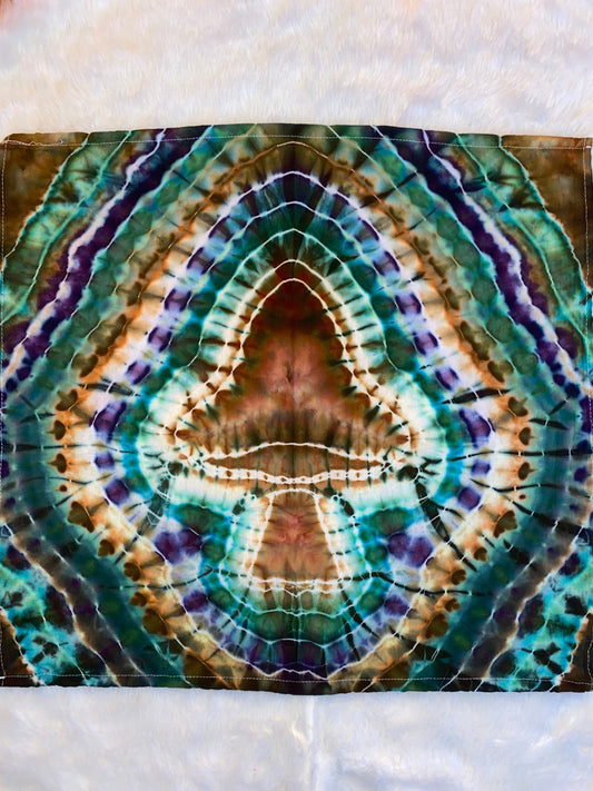 Earth Tones Agate Mushroom Tapestry
