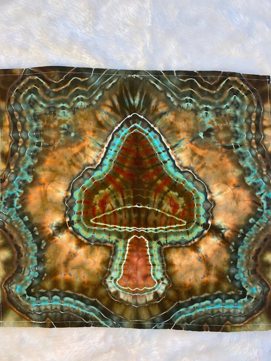 Luminous Mushroom Tapestry